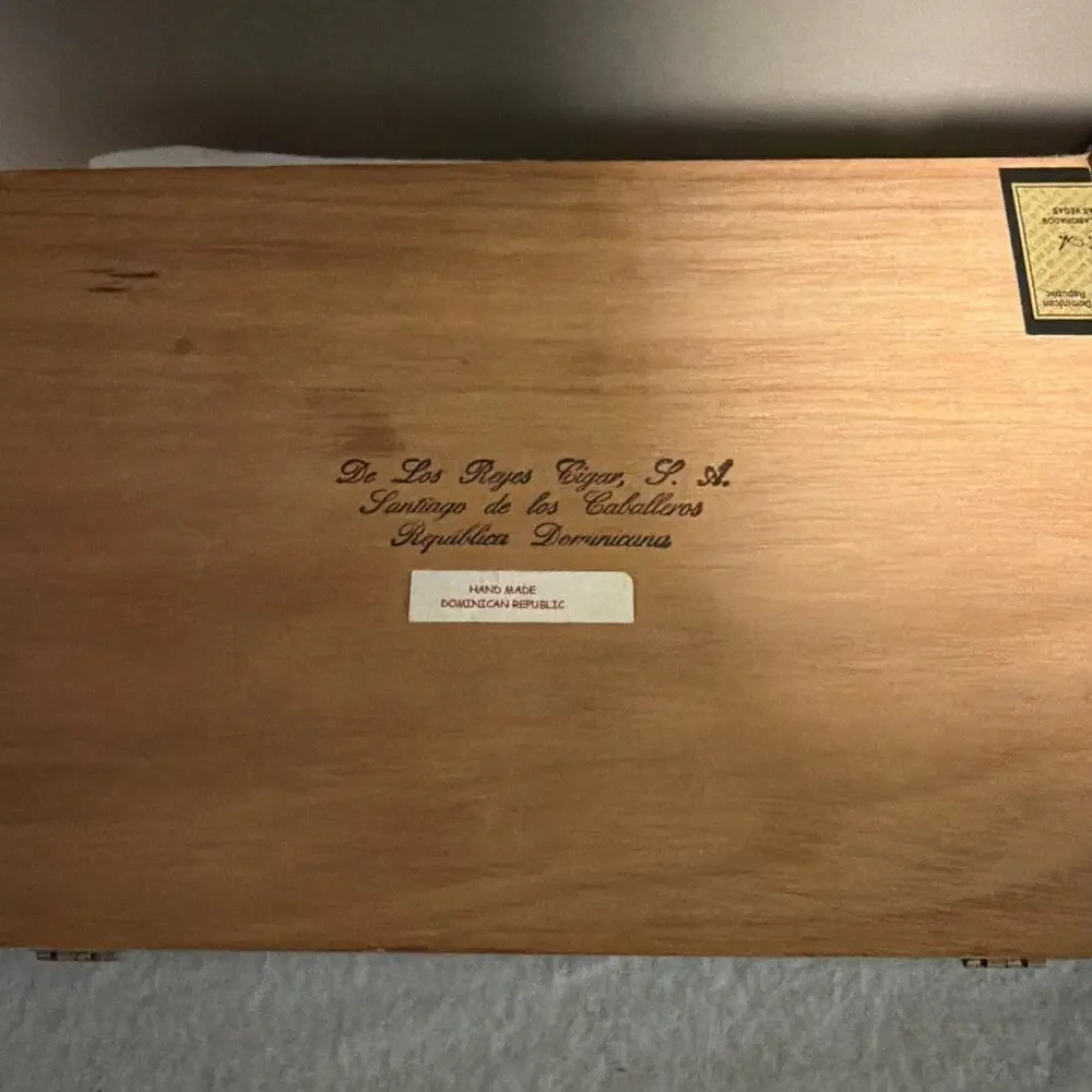 Vintage TE-AMO Wooden Hinged Cigar Box & Fittipaldi Empty Cigar Box